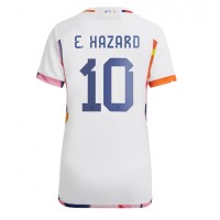 Belgium Eden Hazard #10 Replica Away Shirt Ladies World Cup 2022 Short Sleeve